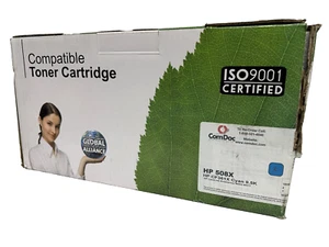 HP 508X CF361X CYAN kompatible Tonerkartusche Open Box unversiegelte Tasche - Bild 1 von 2