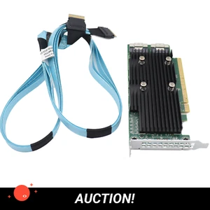 2x Dell UCEA-200 PCIE SSD NVME Expander Expansion with R640 10 Bay SSD NVMe - Photo 1/7