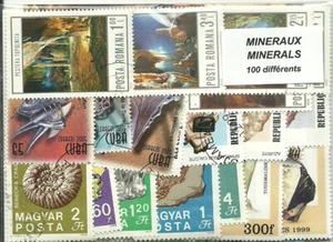 Lot timbres thematique " Mineraux " - Imagen 1 de 1