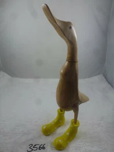 Nr.3566 schöne Holzente Dekoration Ente Bali Unikat Einzelstück Teakholz  - Picture 1 of 3