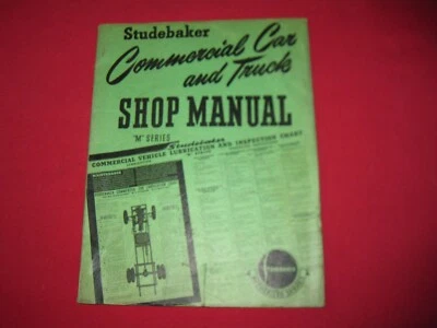 VINTAGE 1941 STUDEBAKER COMMERCIAL CAR & TRUCK SHOP MANUAL VERY NICE USED!! - Image 1 of 2