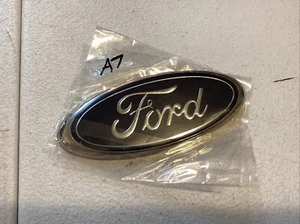 Ford Escape, F150, Ranger Oval Emblem Badge Logo Blue/Chrome YL84-7843500-AB OEM - Picture 1 of 3