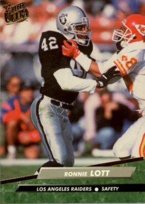 1992 Ultra NFL Ronnie Lott #195 - Image 1 of 2