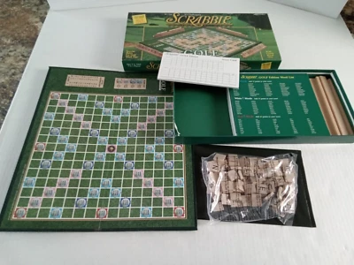 Scrabble Golf Edition Crossword Game USAopoly 2000 Sealed Tiles - Image 1 of 3