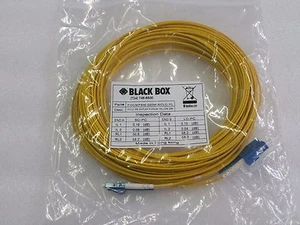 New, Black Box SC/LC SM Duplex Plenum Yellow 20 Meter Part# FOCMPSM-020-SCLC-YL - Picture 1 of 3