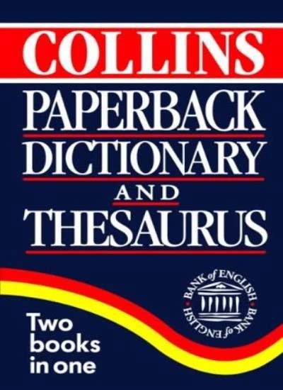 Collins Paperback Dictionary and Thesaurus. 9780004705132 - Image 1 of 1
