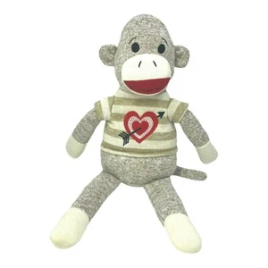 Juguete de peluche Dan Dee Calcetín Mono Elección Coleccionista Corazón Rojo con Flecha 21" - Imagen 1 de 10