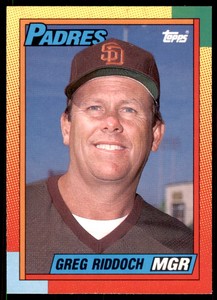 1990 TOPPS TRADED GREG RIDDOCH SAN DIEGO PADRES #102T