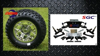 Club Car DS Golf Cart 6" A-Arm Lift Kit + 12" Wheels and 23" Tires (2004.5-up) Foto 1 de 4