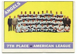 Tarjeta del equipo 1966 Topps #131 California Angels - Imagen 1 de 2