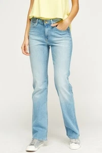 Denim Jeans Washed Blue Very Long Zip Fly & Button Front Fastening / 134 - Picture 1 of 11