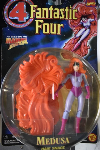 FANTASTIC FOUR MEDUSA FIGURE TOYBIZ MARVEL INHUMANS MOC toy biz vintage Cover