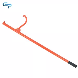 With Rubber handle 58 Inch Log Roller Tool Lifter Felled Cant Hook Logging Tool - Picture 1 of 22