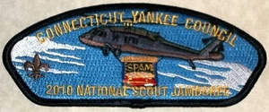 CONSEJO DE YANQUIS DE CONECTICUT OA 313 2010 JAMBOREE NACIONAL SPAM MILITAR CSP - Imagen 1 de 2