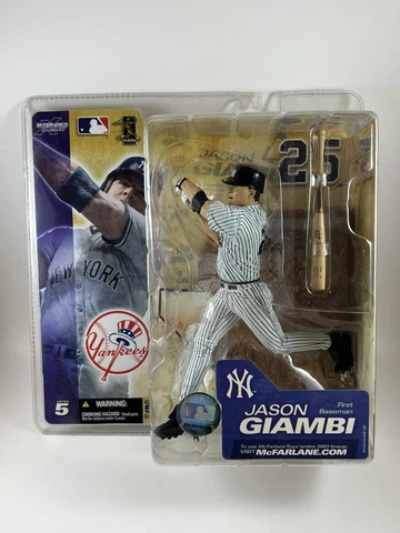 McFARLANE SPORTS PICKS MLB 5 JASON GIAMBI NY YANKEES PINSTRIPES CHASE FIGURE Cover