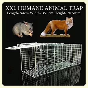 93cm Extra Large Possum & Turkey Trap / Pet / Animal Transporter Humane Cage - Picture 1 of 2
