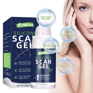 30g Silicone Scar Gel Stretch Marks Removal Cream SkinCare Treatment U0H2 Z8F4 - Picture 1 of 8