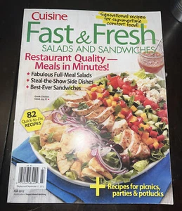Cuisine Fast & Fresh Magazine - salads & sandwiches Fall 2012 - Picture 1 of 6