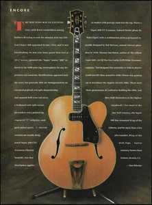 Guitarra Gibson Super 400 CN 1934 vintage 1991 artículo de historia/foto pinup - Imagen 1 de 3