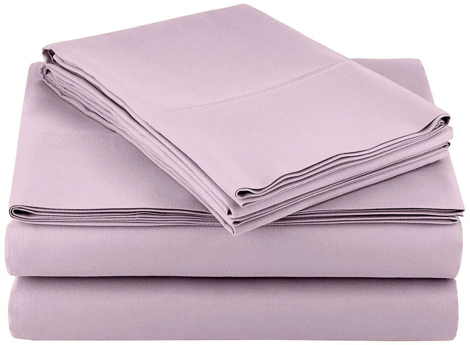 Juego de sábanas 4 piezas Egyptian Comfort 1800 unidades bolsillo profundo ultra suave Foto 1 de 4