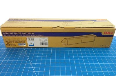OKI 45536515 Cyan High Capacity Toner - C931, C941, C942 - Genuine OEM - Image 1 of 2