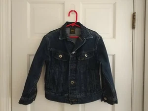 RARE VTG LEE Denim Jacket USA made size 5 perfect UNISEX Jacket EXC COND, PREOWN - Picture 1 of 4
