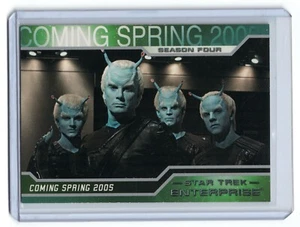 ANDORIANS CP1 CONVENTION PROMO CARD RITTENHOUSE STAR TREK ENTERPRISE SEASON FOUR - Picture 1 of 6