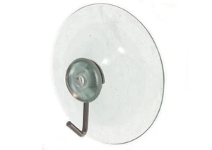 New 100 X Clear Suction Window Hooks With Steel Wire Hook 50mm 2 Inch - Onestopd - Picture 1 of 1