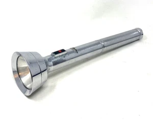 Vintage 17" Eveready Captain Union Carbide Chrome Flashlight USA MADE - Picture 1 of 10