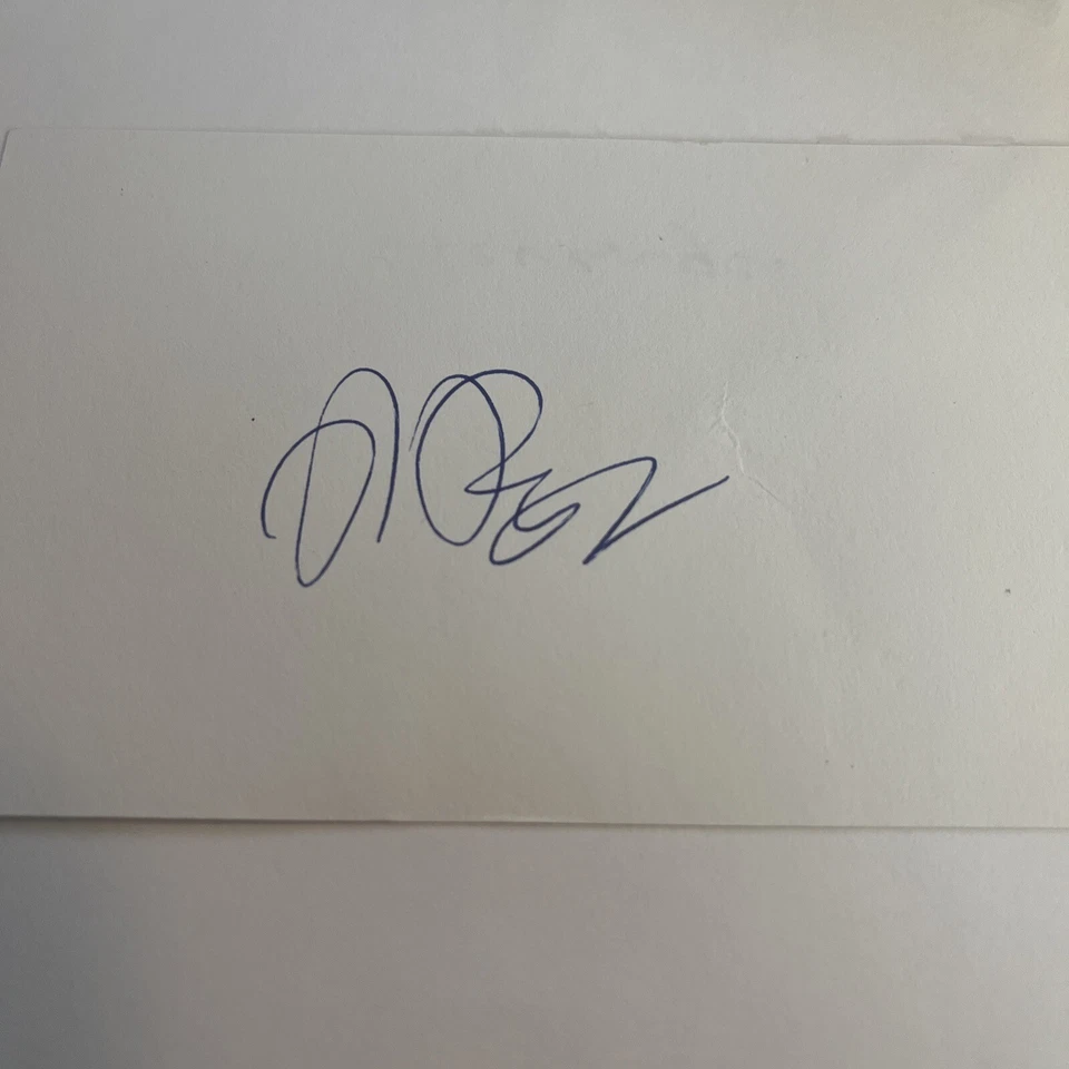 Mike Clevinger Cleveland Guardians Signed 3x5 index Card - Image 1 of 1