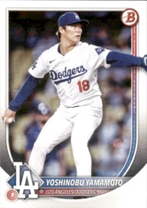 2025 BOWMAN - YOSHINOBU YAMAMOTO LOS ANGELES DODGERS #18 - Picture 1 of 2