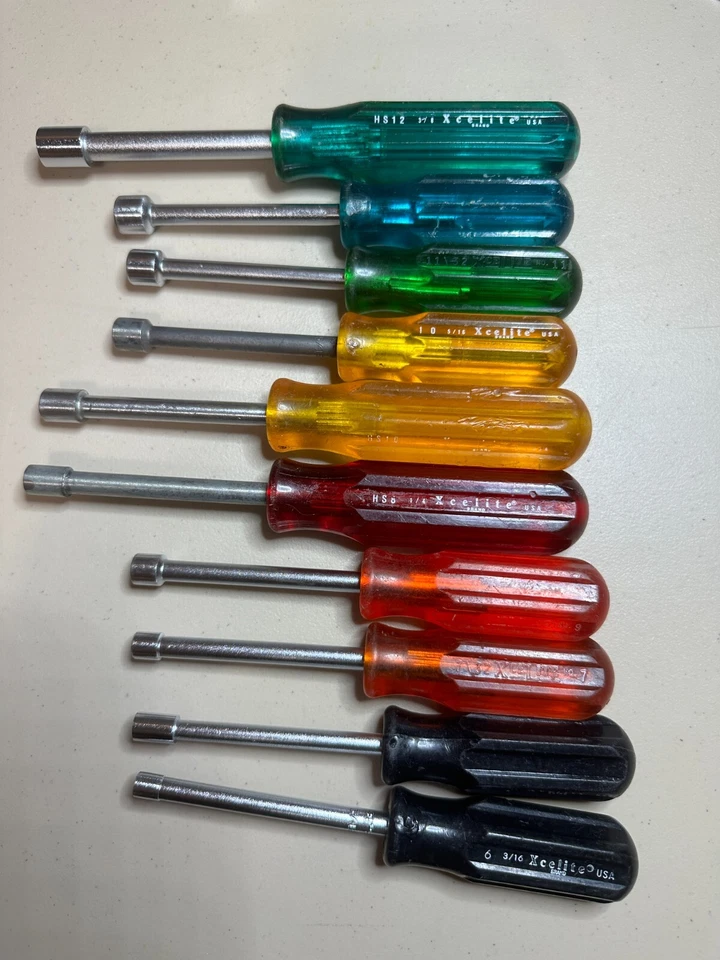 10 - Xcelite Lot 10 Assorted Nut Drivers - See the pictures! - Image 1 of 4