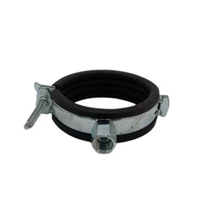 10x Abrazaderas de tubo de tornillo 2" M8/10 Abrazaderas de tubo con inserto de amortiguador - Imagen 1 de 7