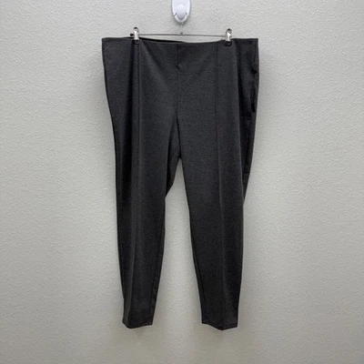 Worthington Charcoal Pull On Business Casual Dress Pants Womens size 2X NEW - Image 1 of 4