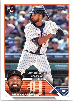 2023 Topps Update Series - Riley Greene #US298 Rookie Debut (RC) - Image 1 of 2