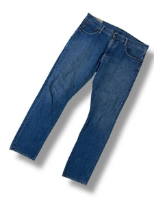 POLO RALPH LAUREN Mens Straight Leg Jean Size 36/34 Blue Medium Wash No Stretch - Picture 1 of 12