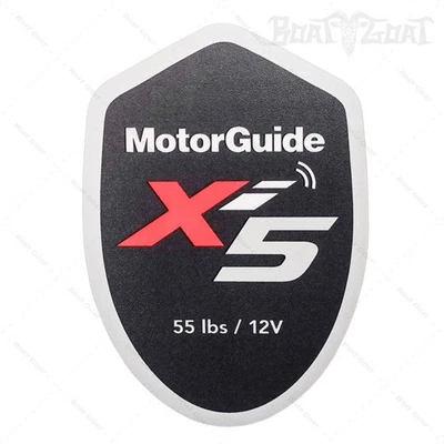 Motor Guide Xi5 55 Decal - FW - Black - 8M0084850-55, 001009110 - Image 1 of 3