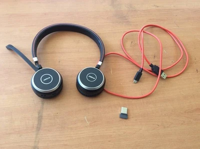 [AU] Jabra HSC018W Evolve 65 Wireless Stereo On Ear Headse+Data Cable - Dual-ear - image 1 of 3