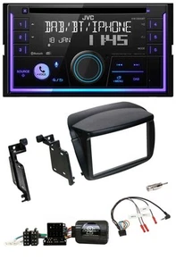 JVC Lenkrad USB 2DIN DAB Bluetooth CD Autoradio für Fiat Doblo ab 2010 Opel Comb - Bild 1 von 10