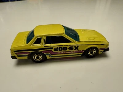 Hot Wheels Datsun 200 SX Yellow Hot Ones - Paquete de 3, edición Hong Kong 1982 Foto 1 de 4