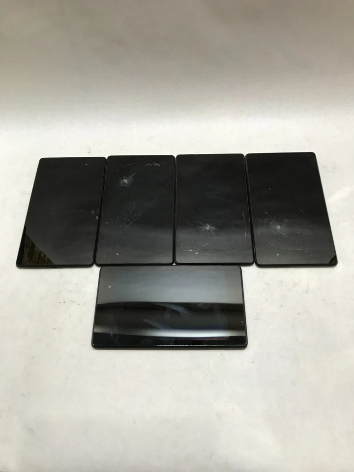 Lot of 5 Asus Nexus 7 Tablet 7" UNTESTED For Parts/Repair AS IS CRACKED!!!! - DW - Image 1 of 4