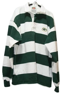 Barbarian Rugby Wear Green Bay Packers Shirt Mens XXL Sporty NFL Football *AS-IS - Picture 1 of 12