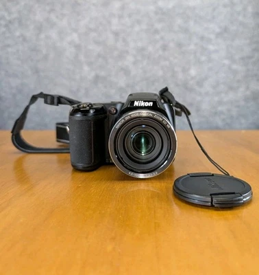 尼康 COOLPIX L330 2020 万像素数码相机黑色已测试 26 倍宽光学变焦 — 第 1/4 张图片