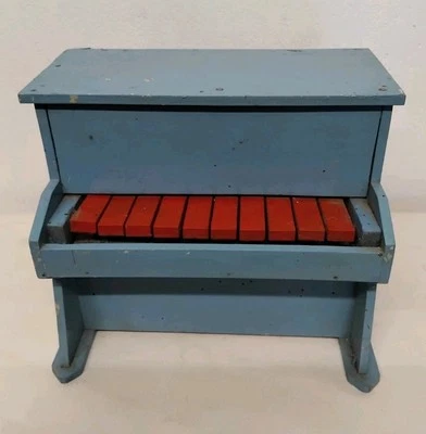 Jouet Ancien - Piano En Bois Enfant  Vintage ( Réf : Hang ) - Photo 1/4