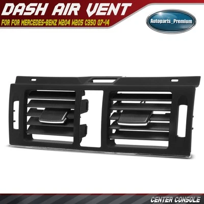 Center Console Dash AC Air Vent Grille for Mercedes-Benz W204 W205 C350 07-14 - Image 1 of 4