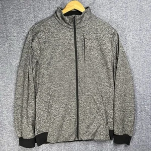 LULULEMON Full Zip Track Jacket Gray & Black Men XL Performance. Zipper Pockets - Picture 1 of 7