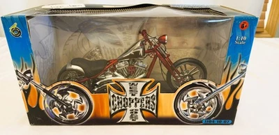 West Coast Choppers Cherry CFL Jesse James 1:10 Scale Red JJ04-10-07 *NIB* - Image 1 of 4