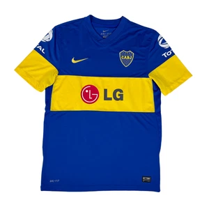 BOCA JUNIORS 2011/12 NIKE Home Football Shirt M Mens Argentina Soccer Jersey - Picture 1 of 15