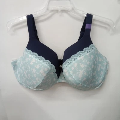 NWT Blue Catherines Full coverage Smooth Underwire Back Hook Bra Size 50B - Image 1 of 2