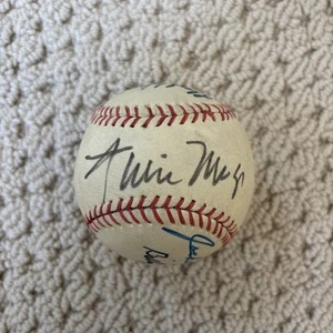 HOF Signed Baseball JSA Auto Willie Mays Cool Papa Bell Lloyd Waner George Kelly - Picture 1 of 6